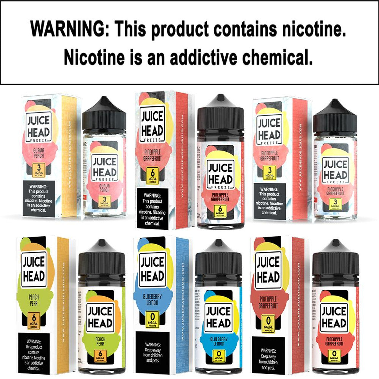 Juice Head Vape Juice 6mg